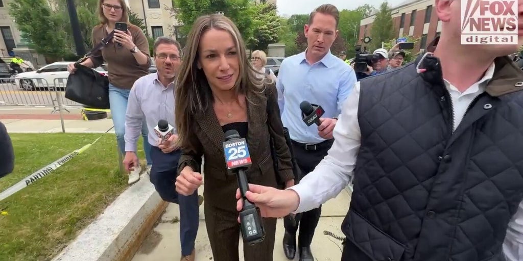 Karen Read leaves court at the end of Day 23 of her trial
