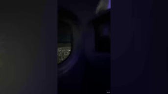 WATCH: Airplane passenger captures sparks following takeoff