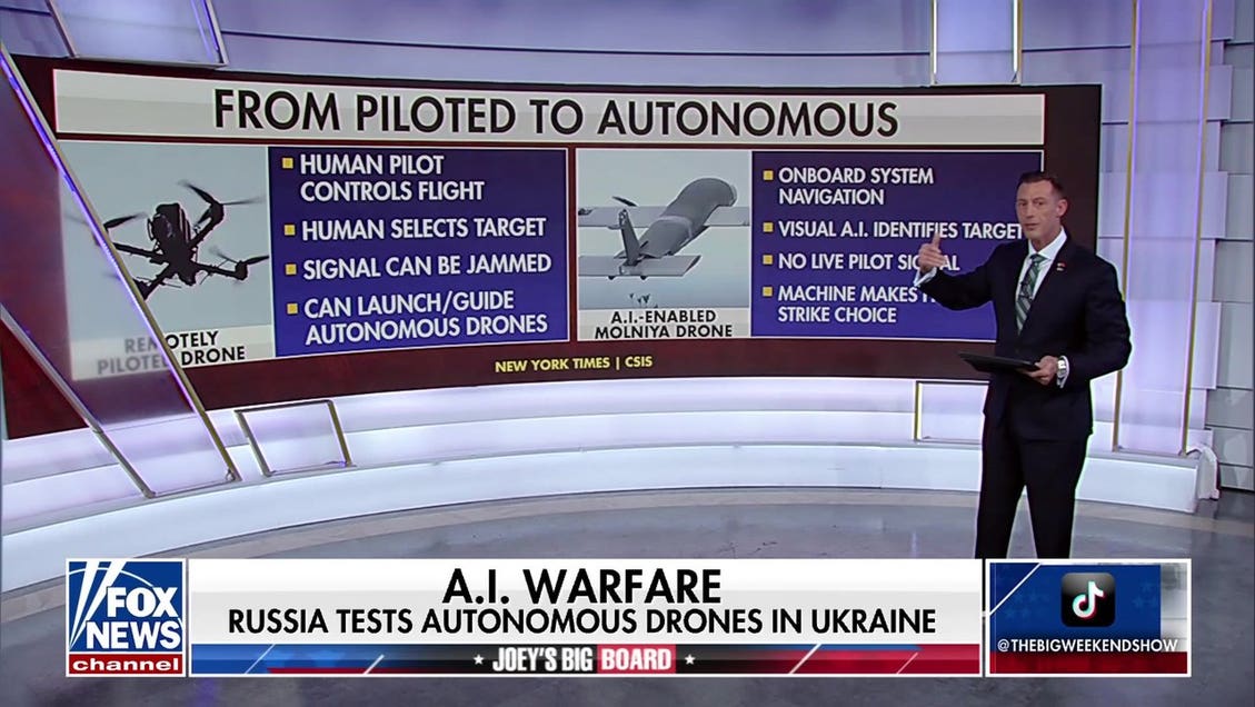 Russia deploys AI-guided drones in Ukraine war