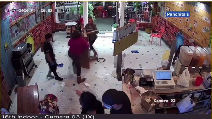 Grandmother and restaurant owner fights back after customer attacks