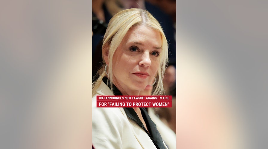 Pam Bondi announces lawsuit again Maine for "failing to protect women in women's sports"