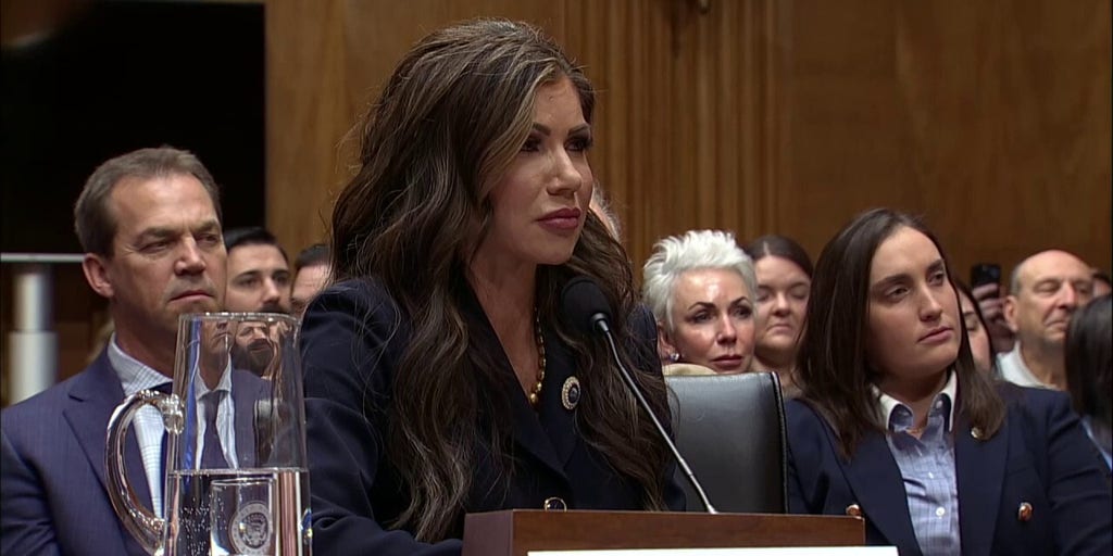 Freshman Sen. Bernie Moreno rips Biden administration during Noem confirmation hearing