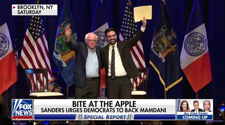  Bernie Sanders urges Dems to back Mamdani: 'This is our guy'