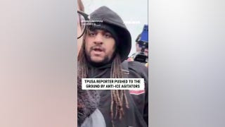 TPUSA reporter ASSAULTED by anti-ICE agitators