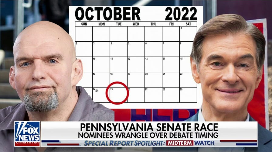 Pennsylvania Senate candidate nominees spar over debate timing
