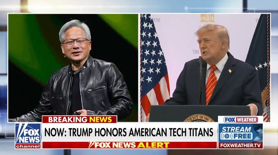 Trump honors Nvidia CEO with major award