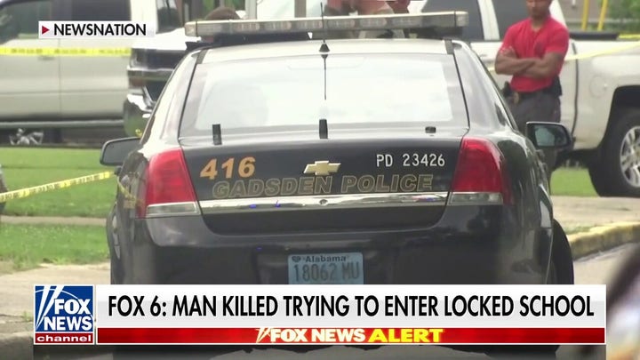 Man killed trying to enter locked Alabama school 