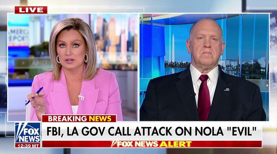 Tom Homan warns US is in danger after New Orleans attack, Tesla Cybertruck explosion