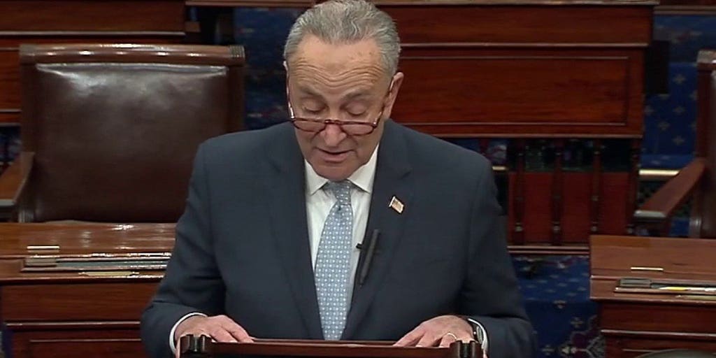 Senate Minority Leader Chuck Schumer speaks on Biden's projected win ...