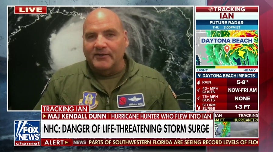 What it’s like flying into Hurricane Ian, according to Maj. Kendall Dunn