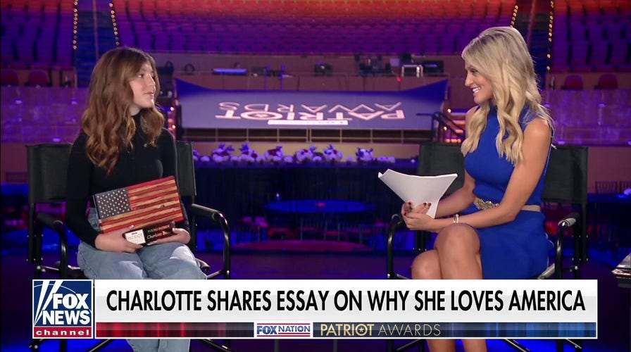 Eighth-grader receives Fox Nation Patriot Award after sharing essay on why she loves America