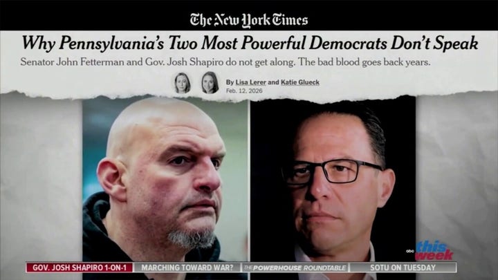 Shapiro declines to answer whether he'll support Fetterman for re-election