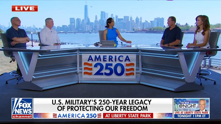 Harris Faulkner honors US service members in America 250 military roundtable