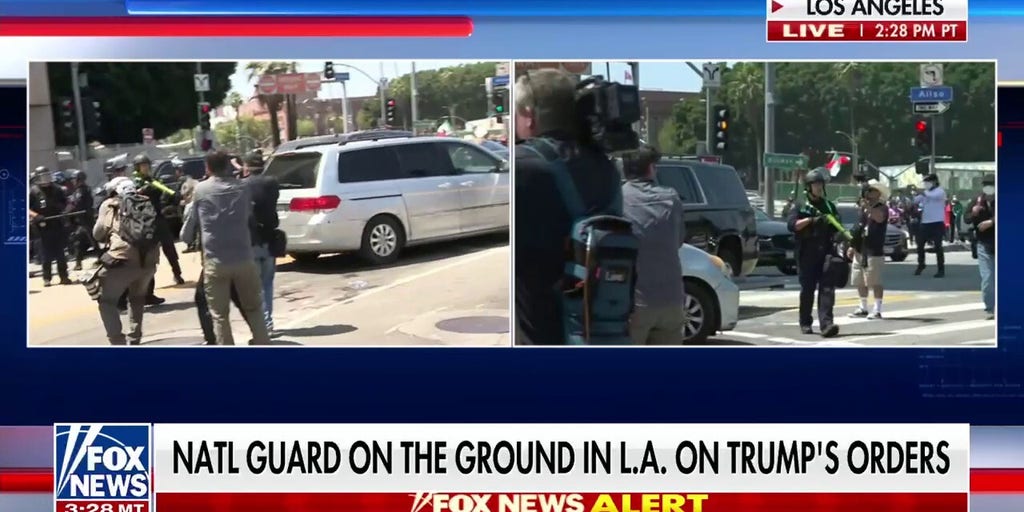Federal agents make apparent first arrest at Los Angeles protest