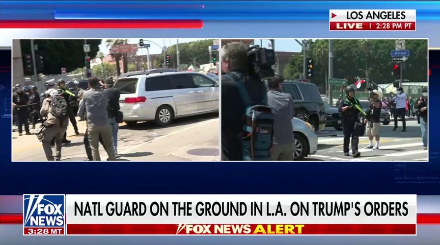 Federal agents make apparent first arrest at Los Angeles protest