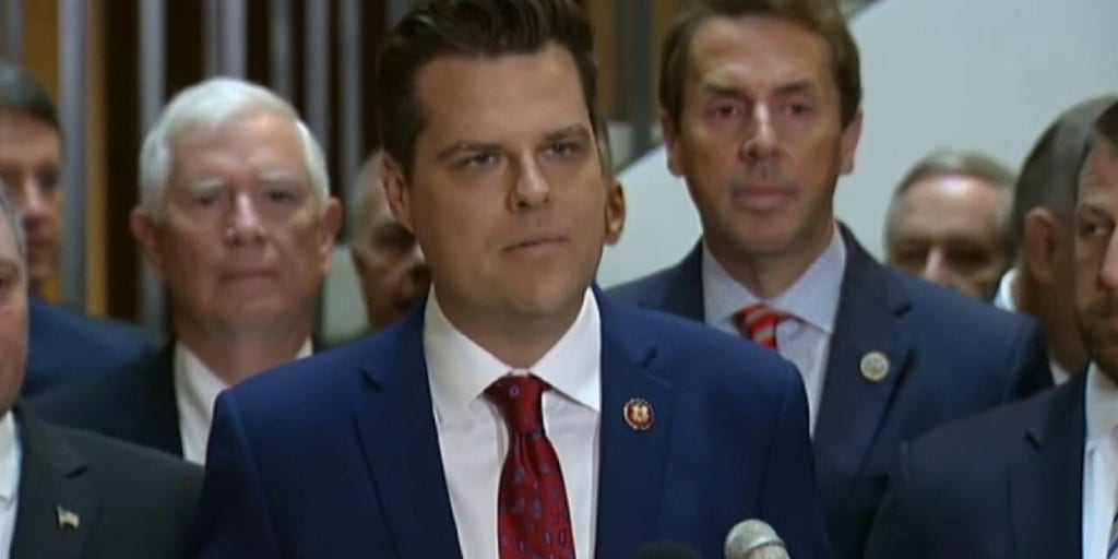 Trump nominates Matt Gaetz as attorney general: 'Will end weaponized government'