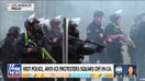 ICE officers, protesters face off during Los Angeles immigration raids