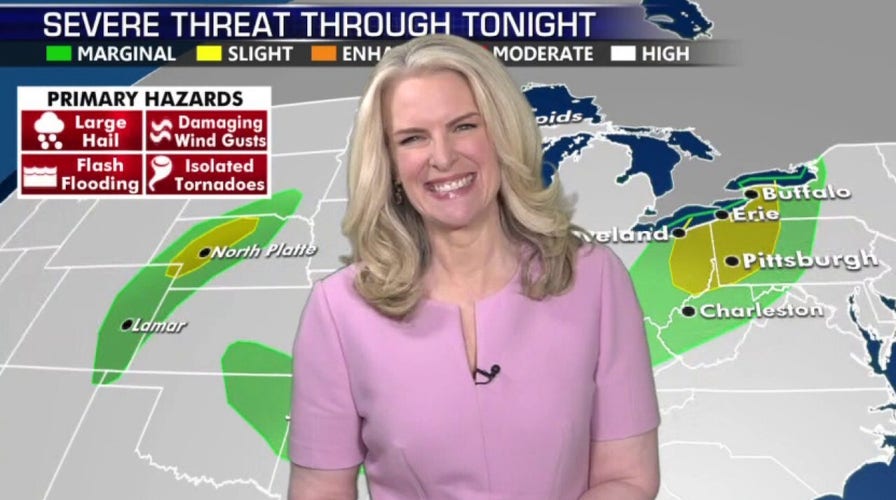 National forecast for Thursday, July 16