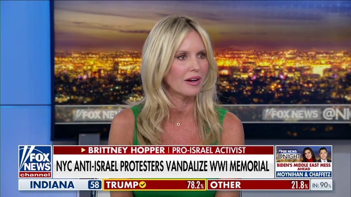  Pro-Israel activist Brittney Hopper: These are domestic terrorists in our country