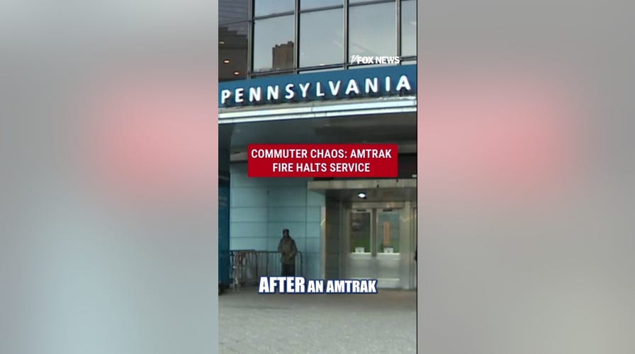 BREAKING: Amtrak fire PARALYZES commuter service