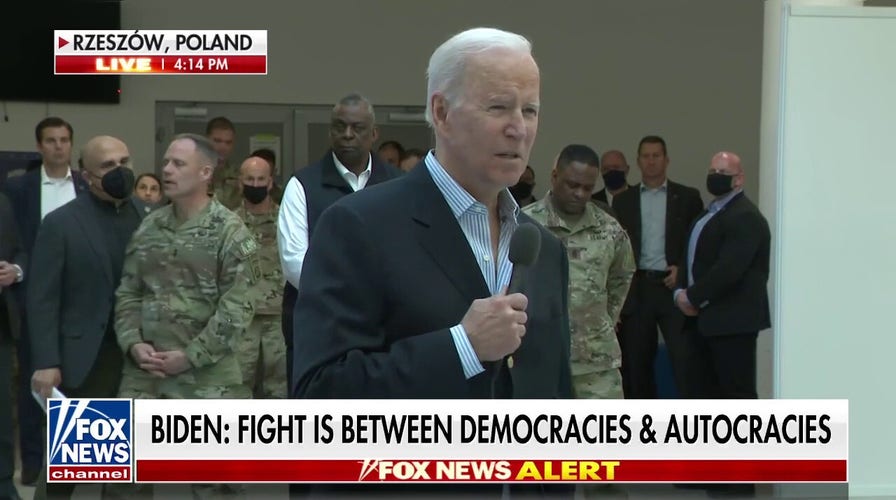 Biden Says 'they Will Not Let Me' Cross Into Ukraine On European Trip ...