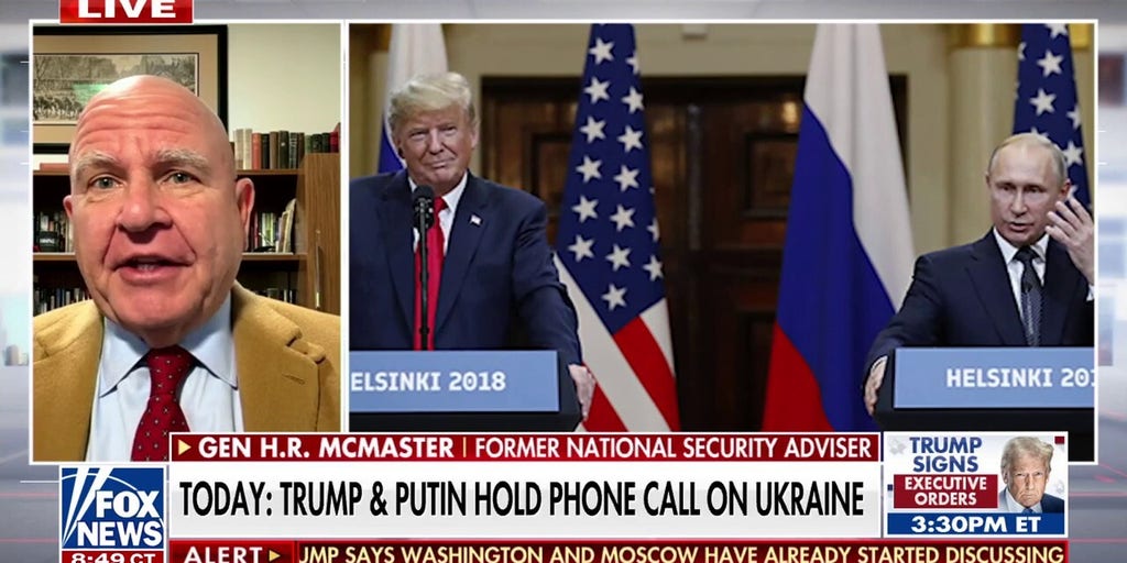 HR McMaster: Putin wants Trump to 'help him off the mat'