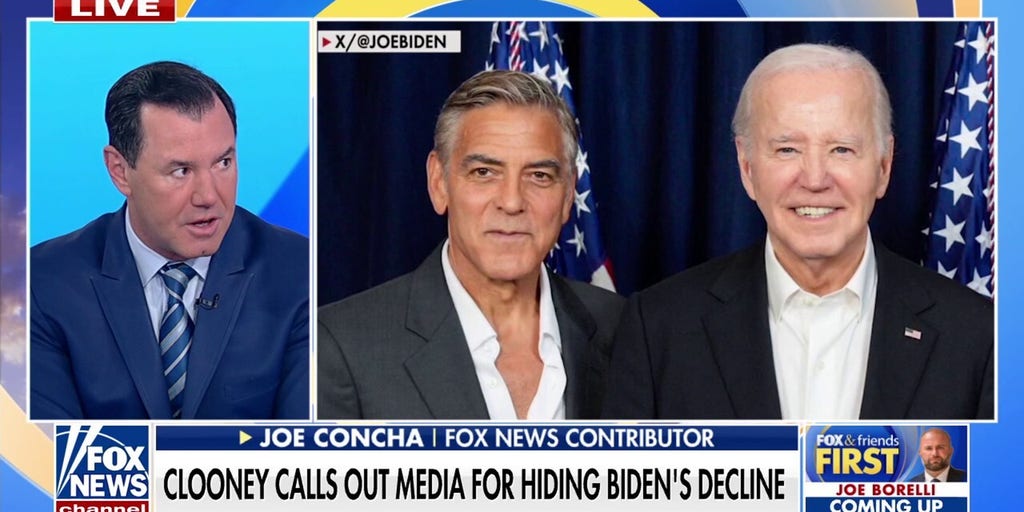 George Clooney accuses media of concealing Biden's mental decline