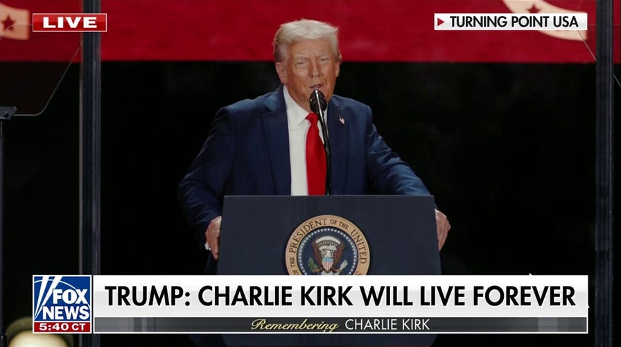History will remember Charlie Kirk: President Trump