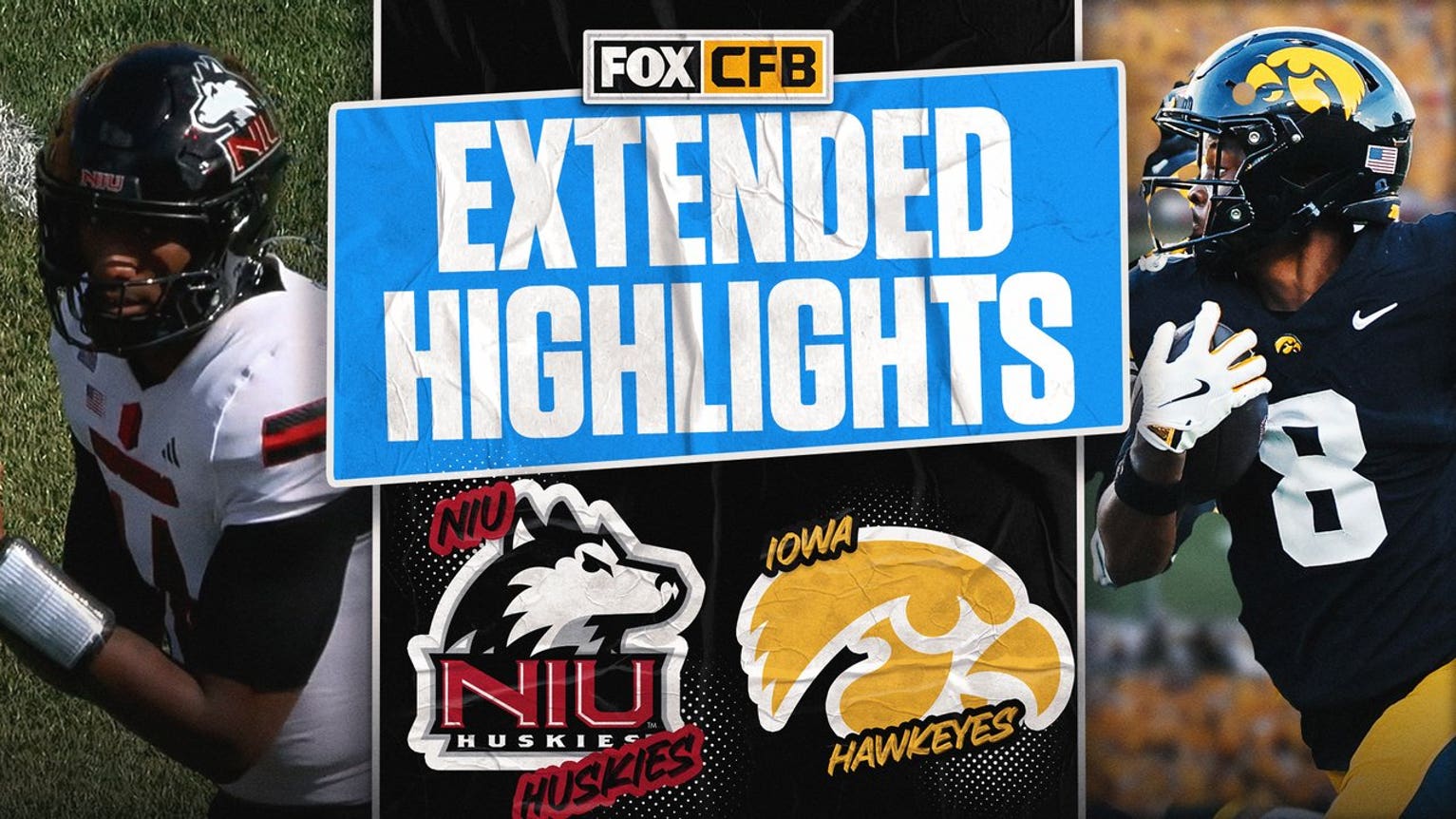 Northern Illinois Huskies vs No. 22 Iowa Hawkeyes Highlights 🏈 FOX College Football | Fox News Video