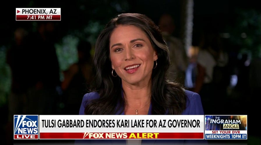Former Dem Tulsi Gabbard endorses Republican Kari Lake for Arizona governor 