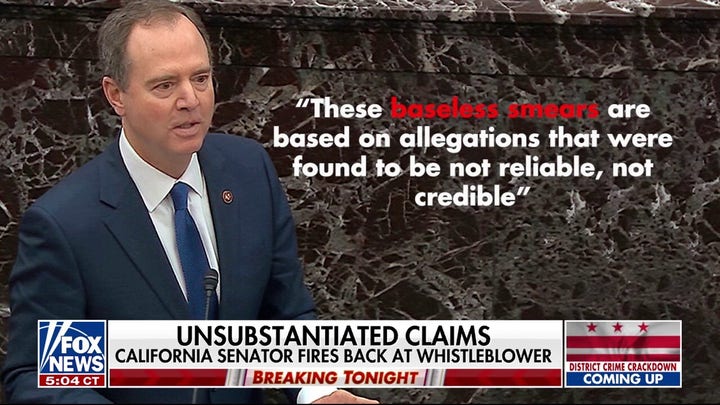 Adam Schiff accused by fellow Democrat of leaking classified 'Russiagate' scandal information