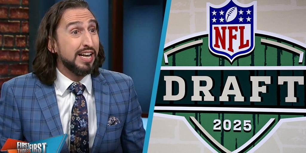 Nick Wright reveals his 1st 2025 NFL mock draft | First Things First