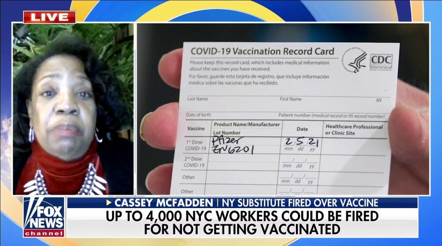 NYC teacher fired over vaccine mandate slams Mayor Eric Adams: ‘Not good for the country’