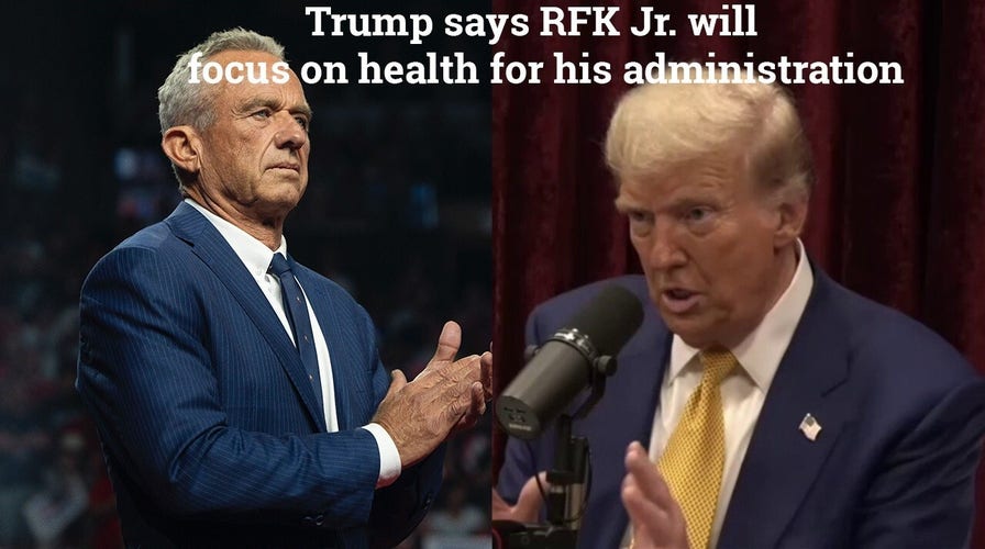 Trump discusses ‘Make America Healthy Again,' initiative, says he told RFK Jr. ‘just focus on health’