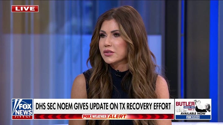 Noem fires back at 'fake news' CNN for Texas flood coverage: 'Disservice to the country'