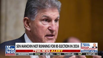 Manchin not running for re-election in 2024