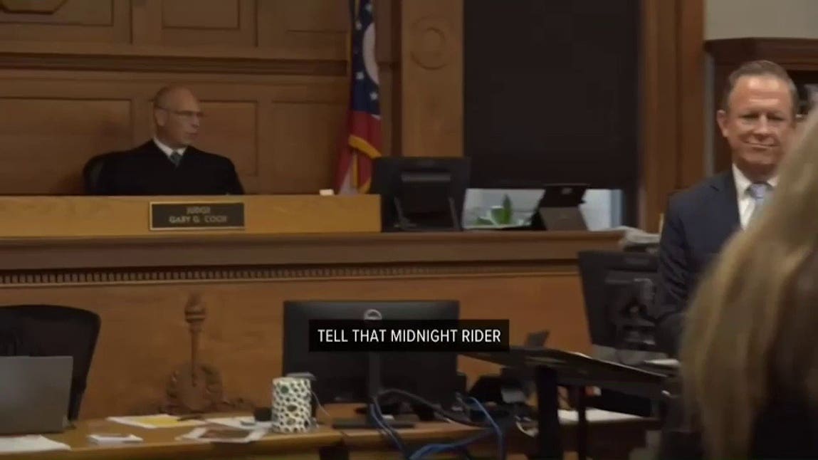 Ohio man screams Johnny Cash lyrics during trial for attempted murder of ex-wife