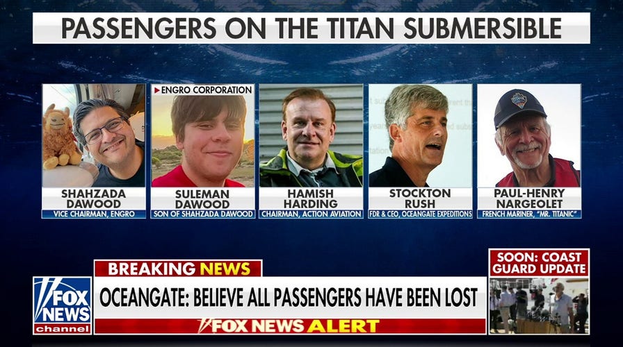 OceanGate statement: Believe all passengers are lost