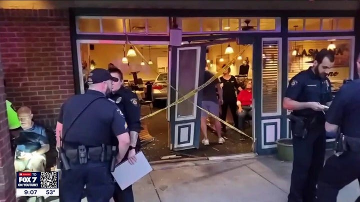 Quick-thinking waitress saves boy, takes impact of car that went into Italian restaurant