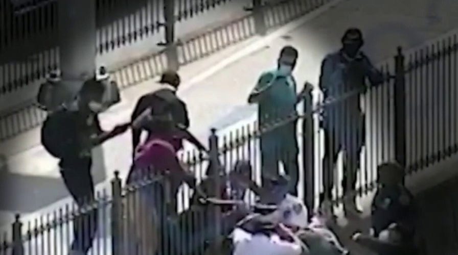 New York City demonstration turns violent