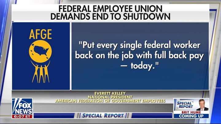 Largest federal workers union puts pressure on Democrats to reopen the government