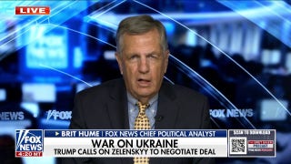 Brit Hume pushes back on Trump's call to Ukraine in peace negotiations