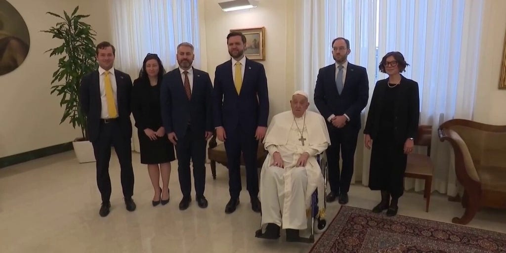 Vice President JD Vance meets with Pope Francis on Easter Sunday at the Vatican