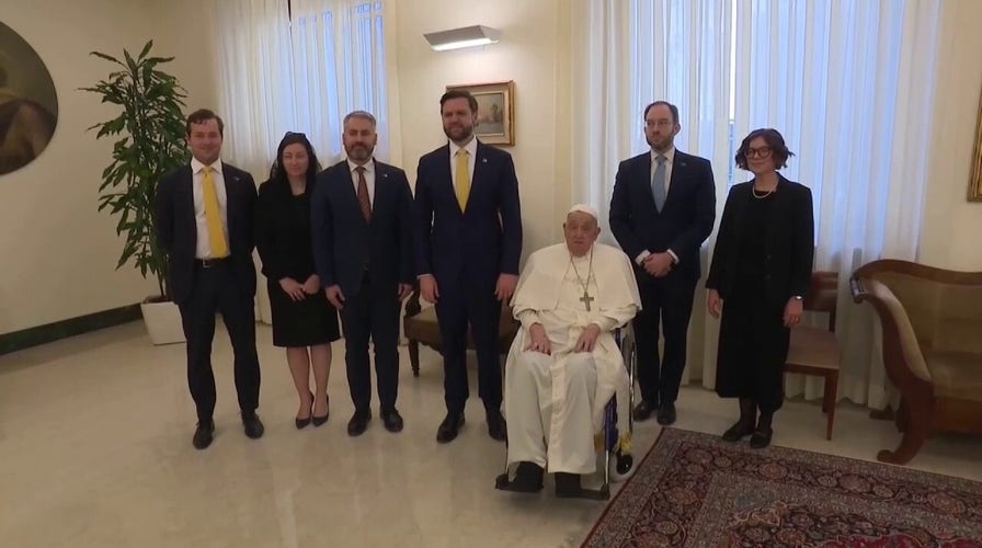 Vice President JD Vance meets with Pope Francis on Easter Sunday at the Vatican