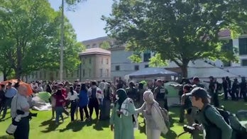 Atlanta police at Emory University respond to anti-Israel encampment