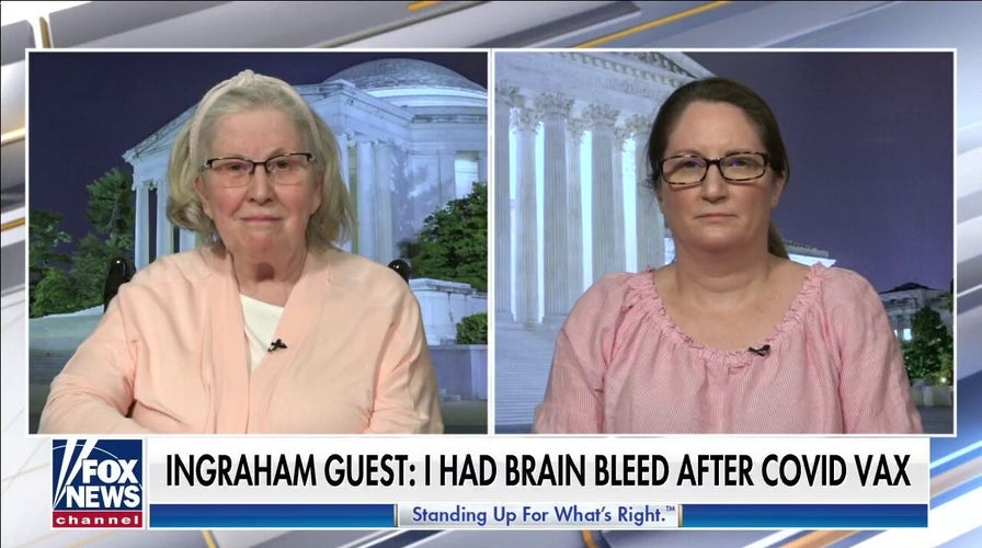 Ingraham guest says she had brain bleed after second dose of COVID vaccine