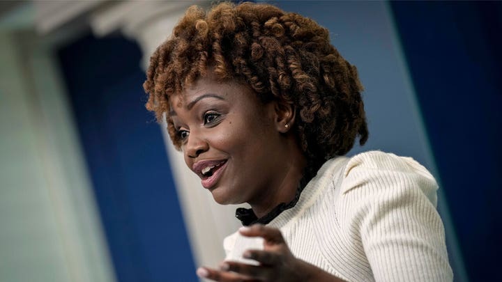 Reporters erupt on Jean-Pierre over Biden not taking questions from press pool: 'That's not true'