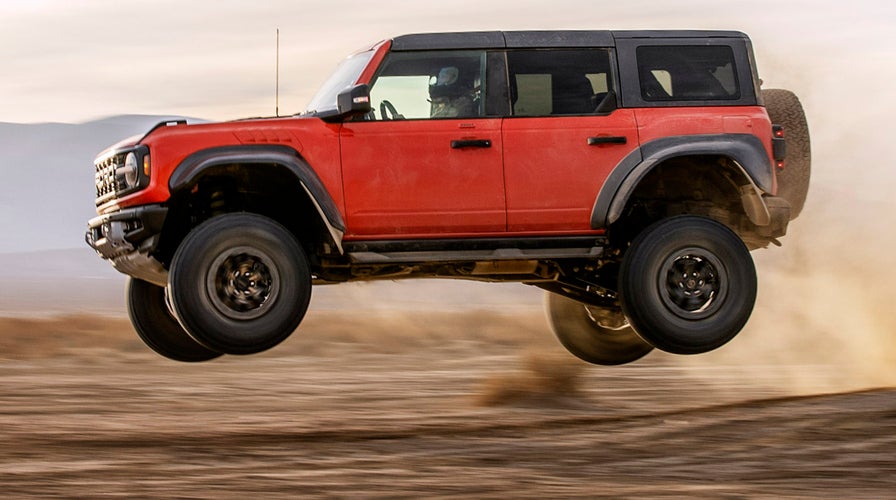 The Ford Bronco Raptor can fly