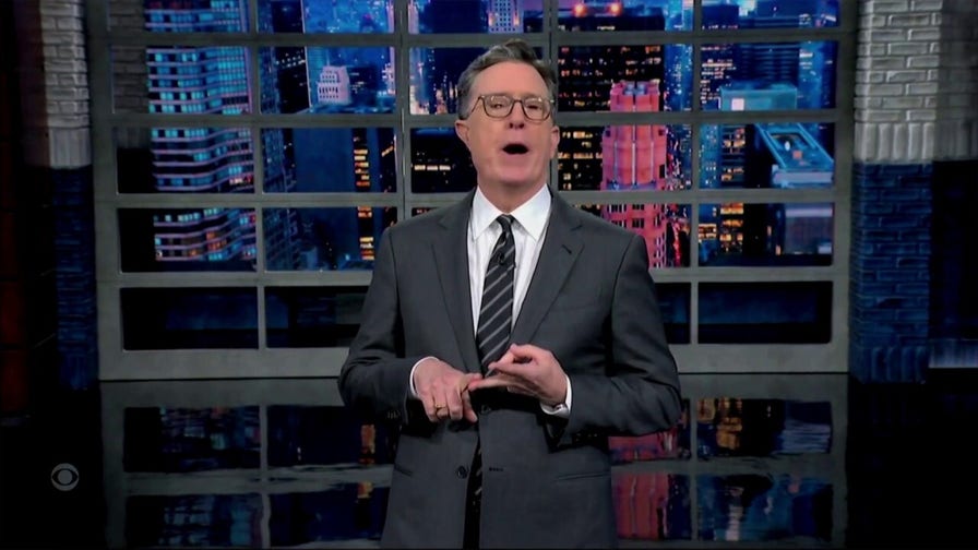 Stephen Colbert mocks Trump supporters still backing the president