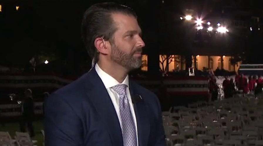 Donald Trump Jr. reacts to final night of GOP convention, protesters outside the White House